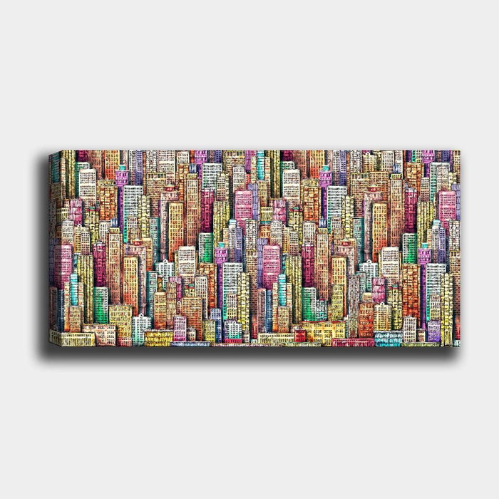 Wallity Lienzo Decorativo Multicolor 50 x 120 cm Wallity Lienzo Decorativo Multicolor 50 x 120 cm
